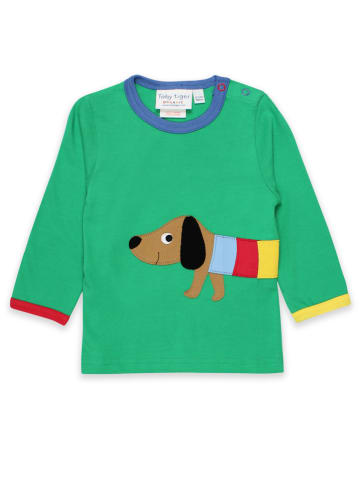 Toby Tiger Longsleeve "Multi Sausage Dog" in Grün
