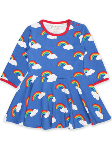 Toby Tiger Kleid "Multi Rainbow" in Blau/ Rot