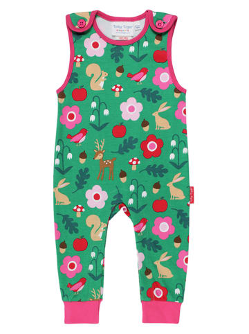 Toby Tiger Overall in Grün/ Bunt