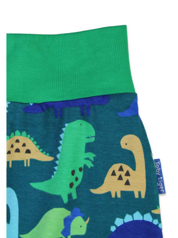 Toby Tiger Sweathose in Blau/ Grün