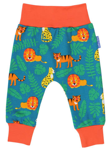 Toby Tiger Sweathose in Grün/ Orange