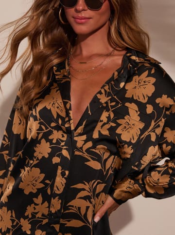 LA Angels Kleid in Schwarz/ Gold