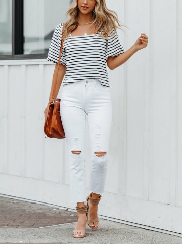 LA Angels Koszulka w kolorze czarno-białym