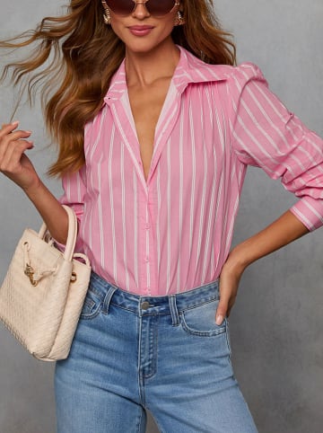 LA Angels Blouse roze/wit