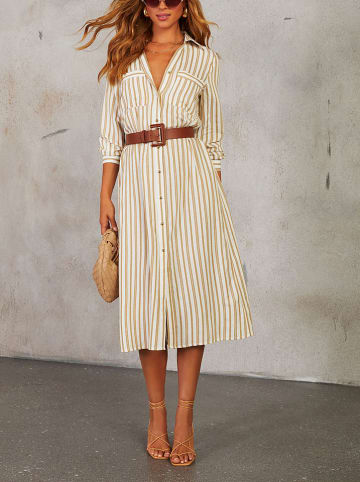 LA Angels Jurk beige/wit