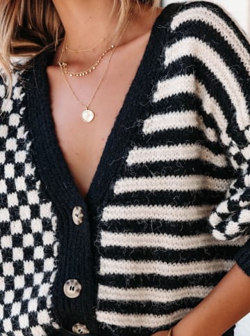 LA Angels Kardigan w kolorze czarno-kremowym