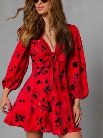 LA Angels Kleid in Rot