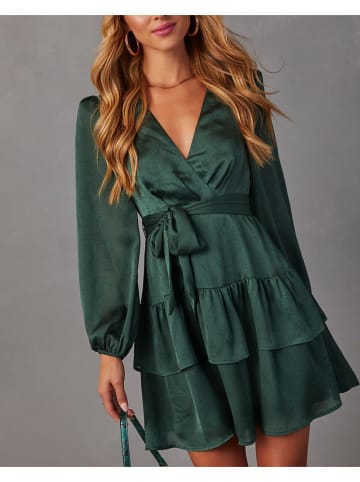 LA Angels Sukienka w kolorze zielonym