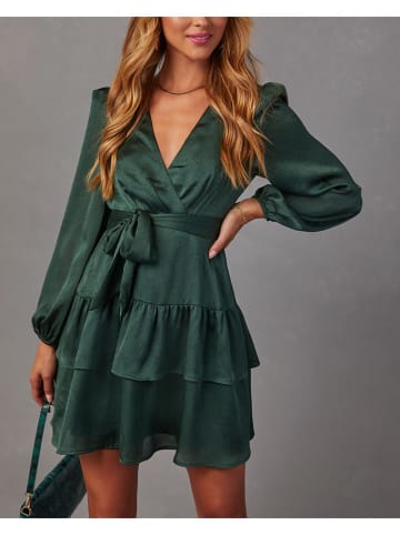 LA Angels Sukienka w kolorze zielonym