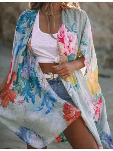 LA Angels Kimono mintgroen/lichtroze