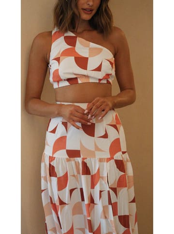 LA Angels 2-delige outfit wit/rood/oranje