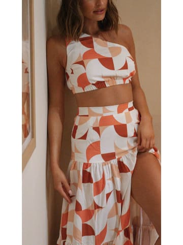 LA Angels 2-częściowy zestaw w kolorze czerwono-pomarańczowo-białym