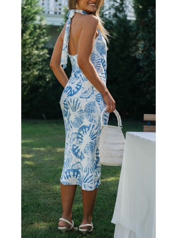 LA Angels Kleid in Creme/Blau