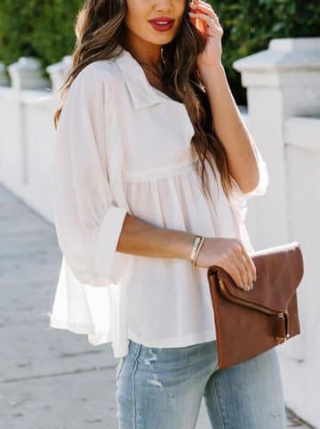 LA Angels Bluse in Creme