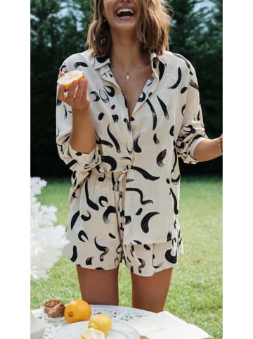 LA Angels 2tlg. Outfit in Weiß/ Schwarz