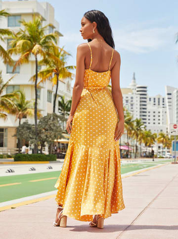 LA Angels Jurk mosterdgeel