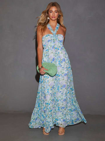 LA Angels Kleid in Blau/ Creme