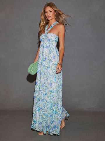 LA Angels Sukienka w kolorze niebiesko-kremowym