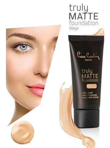 Pierre Cardin Foundation "Truly Matte - Beige", 30 ml