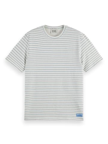 Scotch & Soda Koszulka w kolorze biało-niebiesko-zielonym