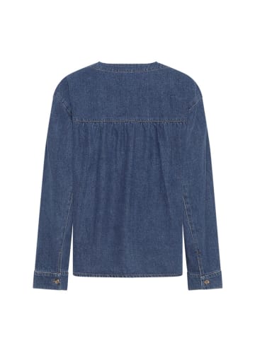 MOSS COPENHAGEN Jeansbluse "Elena" in Dunkelblau