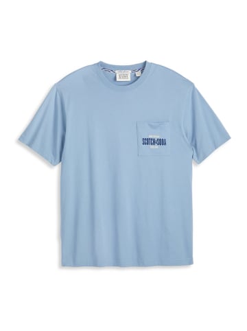 Scotch & Soda Koszulka w kolorze błękitnym