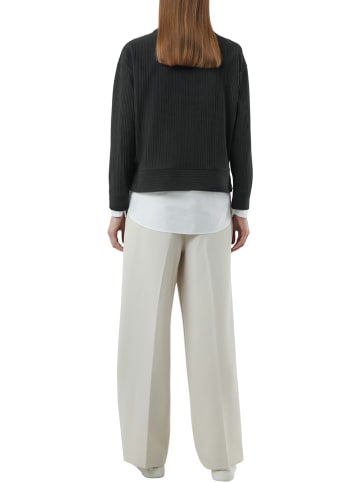 comma Bluzka w kolorze czarnym