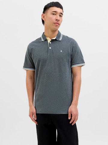 Jack & Jones Koszulka polo "Jjpaulos" w kolorze granatowym