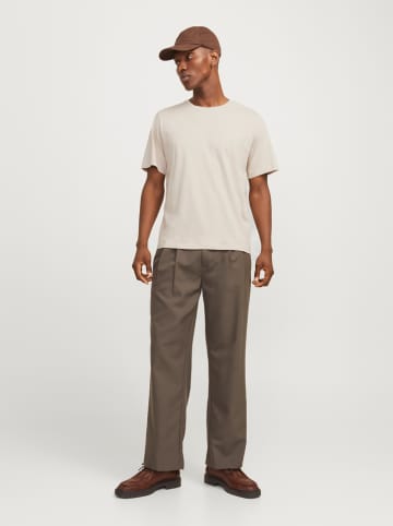 Jack & Jones Koszulka "Jecorp" w kolorze kremowym