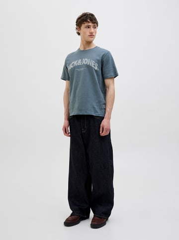 Jack & Jones Koszulka "Almeria" w kolorze niebieskim