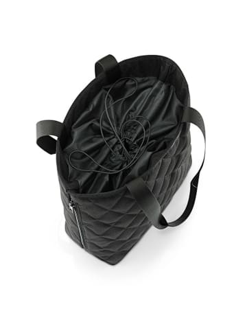 Reisenthel Shopper "Classic M" in Schwarz - (B)40 x (H)35 x (T)13 cm