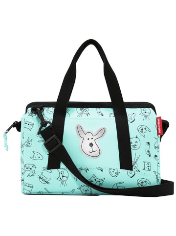 Reisenthel Weekender "Allrounder XS" in Türkis/ Schwarz - (B)27 x (H)21 x (T)12 cm