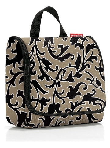 Reisenthel Kulturbeutel in Beige/ Schwarz - (B)23 x (H)20 x (T)10 cm