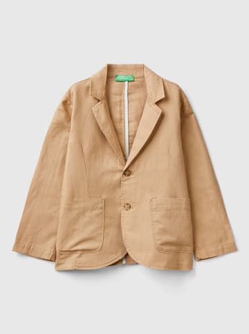 Benetton Blazer in Hellbraun