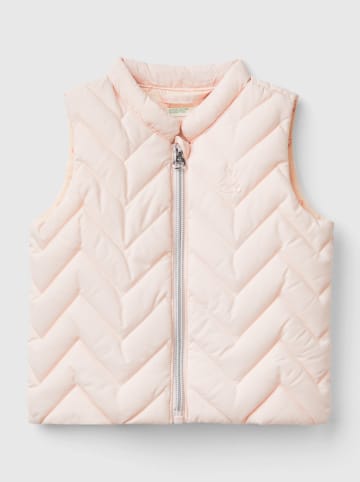 Benetton Steppweste in Rosa
