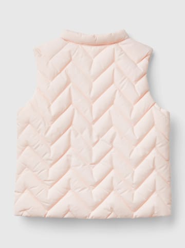 Benetton Steppweste in Rosa
