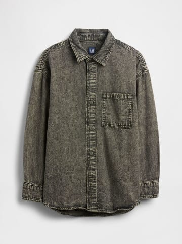 GAP Jeansjacke in Anthrazit