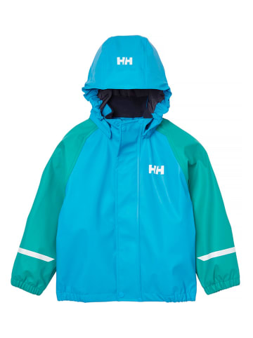 Helly Hansen 2tlg. Regenoutfit "Bergen 2.0" in Blau/ Grün