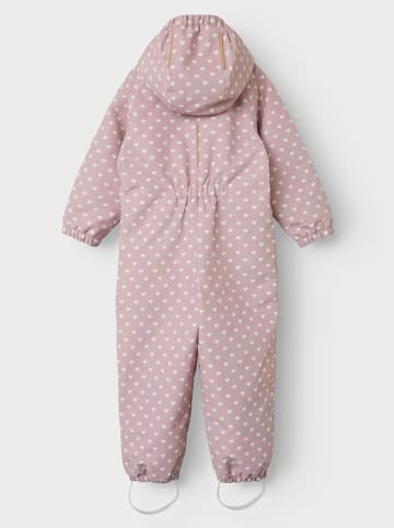 Lil Atelier Regenoverall "Flamint" in Rosa