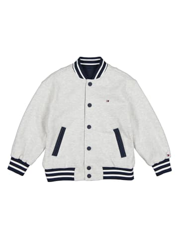 Tommy Hilfiger Wendejacke in Dunkelblau/ Grau