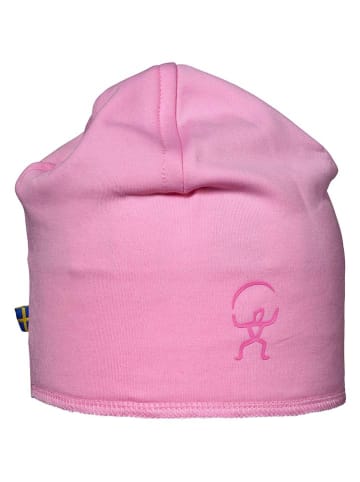 Isbjörn Czapka beanie "Panda" w kolorze jasnoróżowym