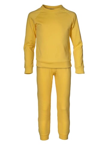 Isbjörn 2-delige outfit "Panda" geel