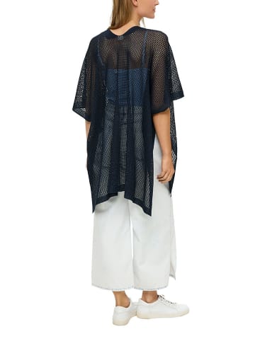 s.Oliver Poncho in Dunkelblau