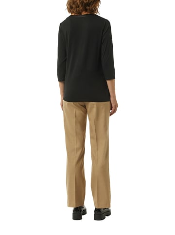 comma Bluse in Schwarz