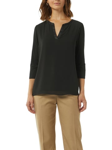comma Bluse in Schwarz