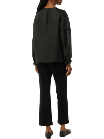 comma Bluse in Schwarz