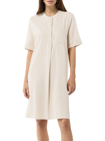 comma Kleid in Creme