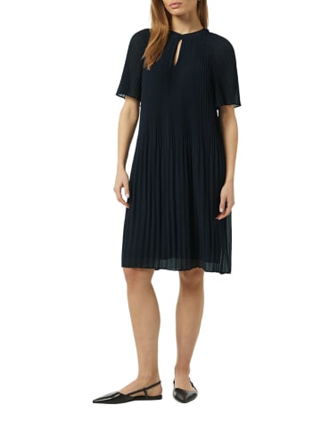 comma Kleid in Dunkelblau