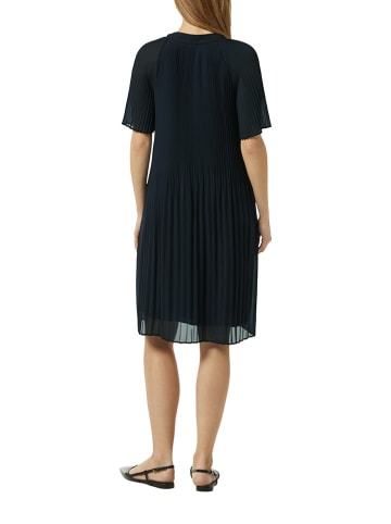 comma Kleid in Dunkelblau