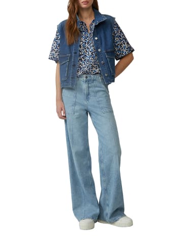 s.Oliver Bluse in Dunkelblau/ Blau